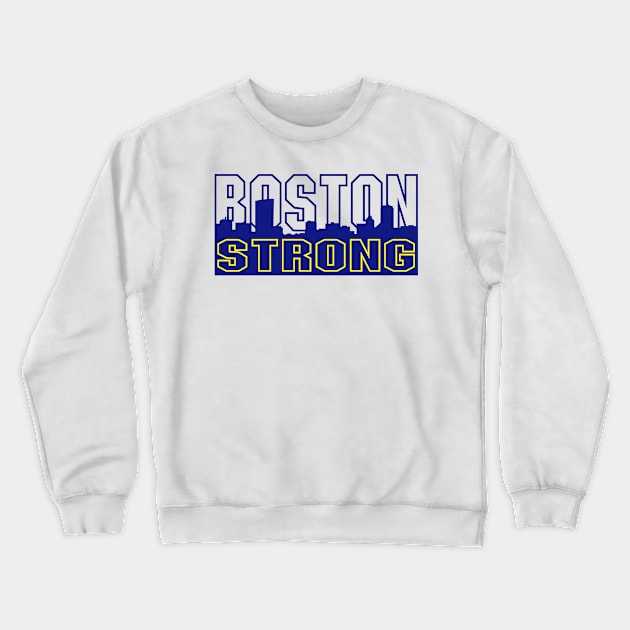 Strong Boston Crewneck Sweatshirt by RunnersRoar